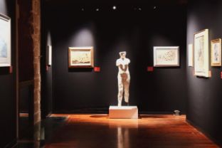 foto dell'interno della mostra